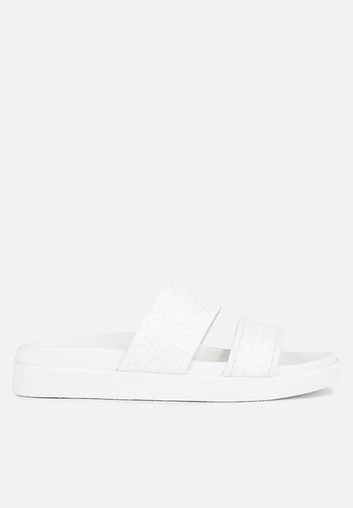 Calvin Klein - Slip on epimono - white monogram