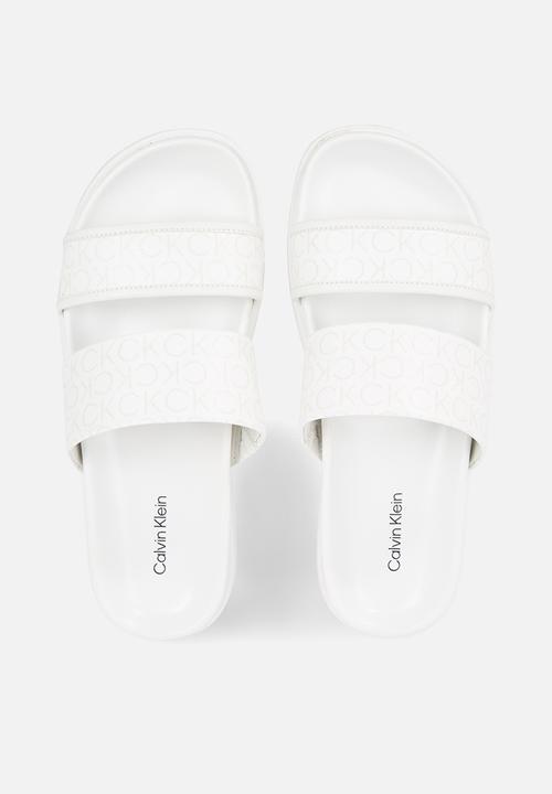Calvin Klein - Slip on epimono - white monogram