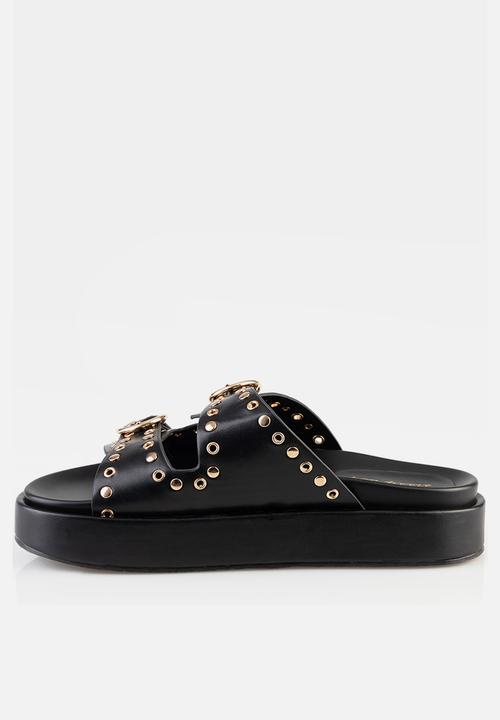 SISSY BOY - Stud slide - black