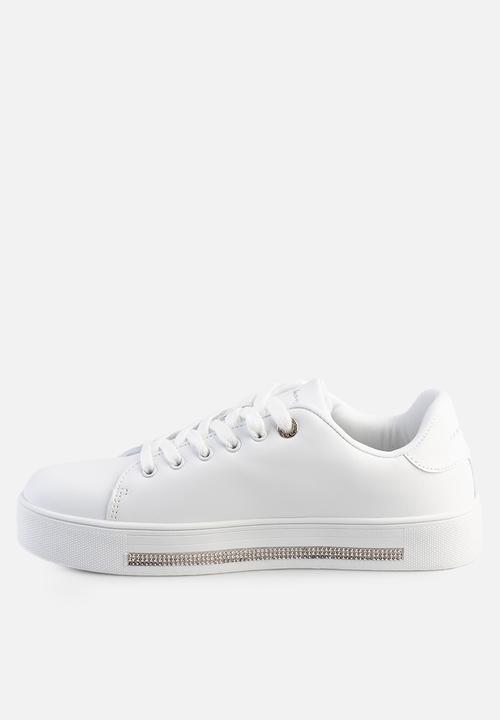 SISSY BOY - Diamante sneaker - white