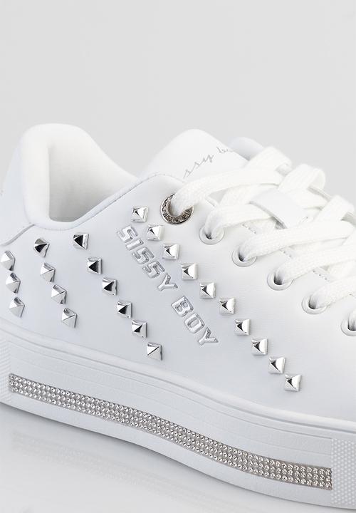 SISSY BOY - Diamante sneaker - white