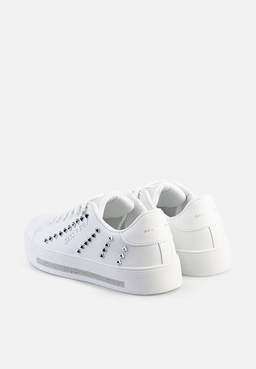 SISSY BOY - Diamante sneaker - white