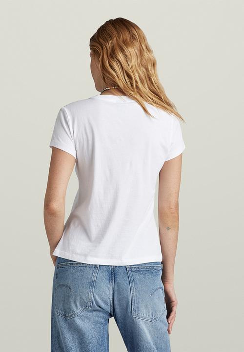 G-STAR - Front seam r t wmn - white
