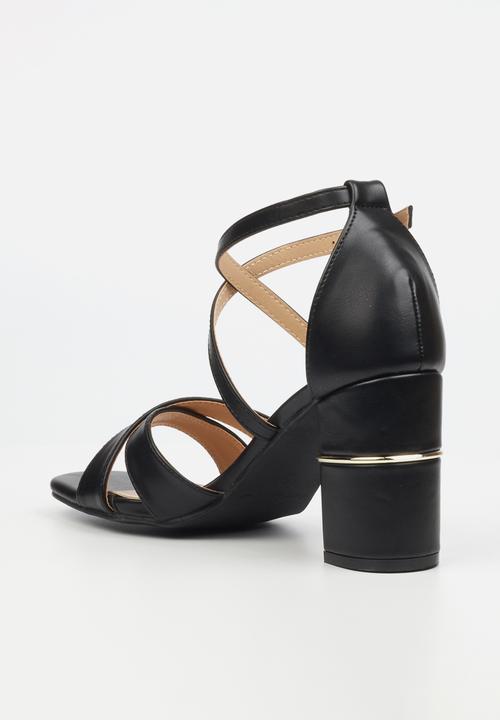 Miss Black - Café 1 block heel - black