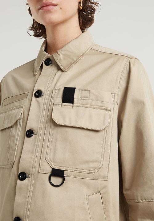 G-STAR - Tape overshirt wmn - westpoint khaki