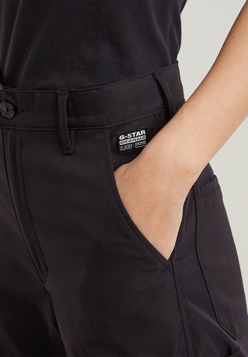 G-STAR - High waist cargo wmn - dk black