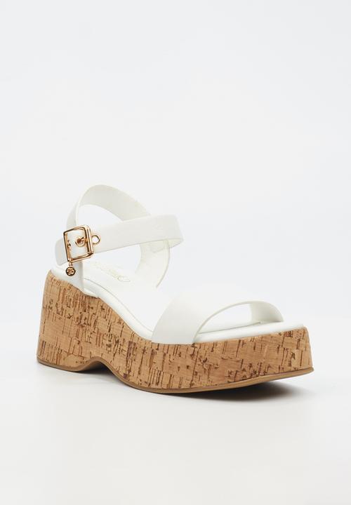 Miss Black - Melbec 1 wedge - white