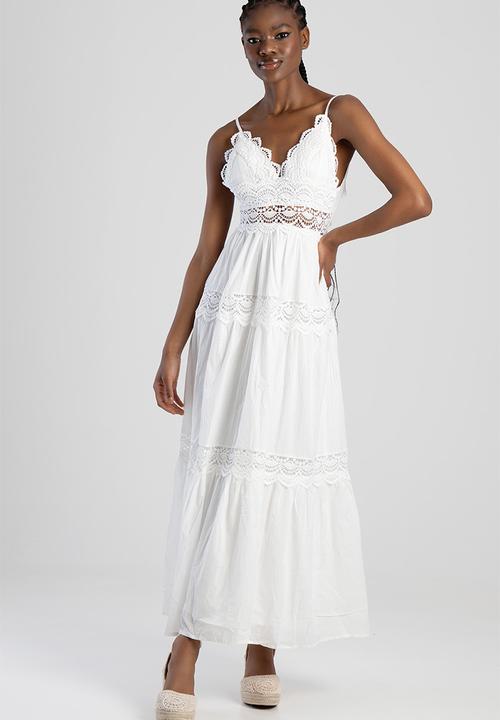 SISSY BOY - Aurelia Tiered Maxi Dress - Off White