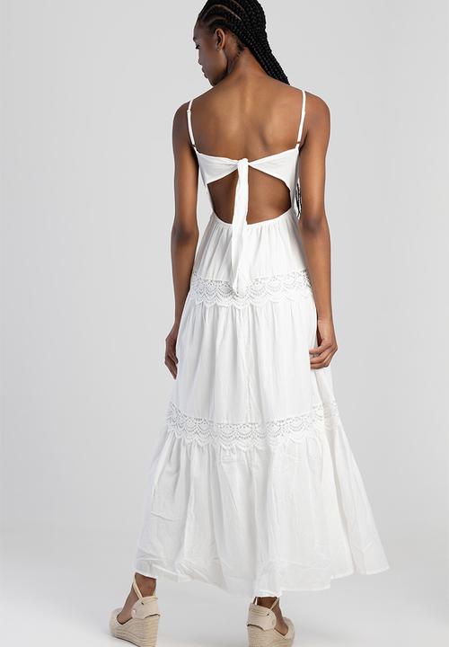 SISSY BOY - Aurelia Tiered Maxi Dress - Off White