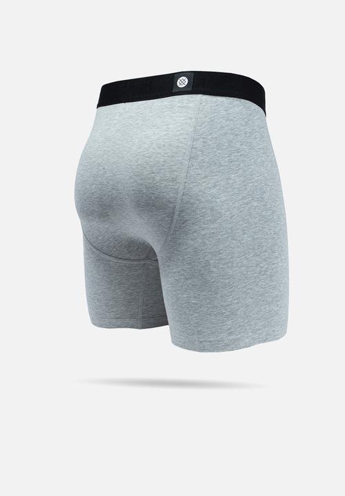 Stance Socks - Standard 6in boxer brief cotton blend - heather grey