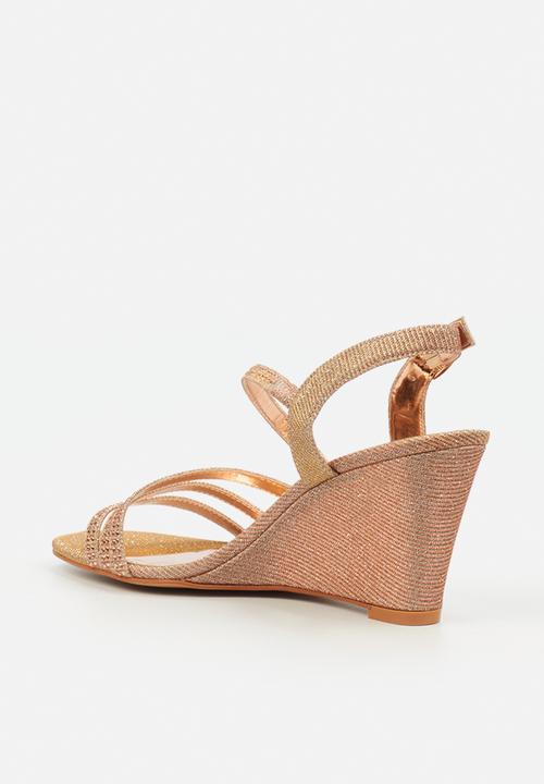 Butterfly Feet - Crysta 2 wedge - rosegold