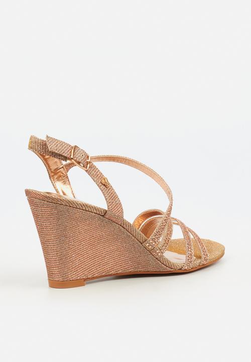 Butterfly Feet - Crysta 2 wedge - rosegold
