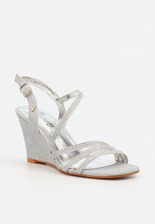 Butterfly Feet - Crysta 2 wedge - silver