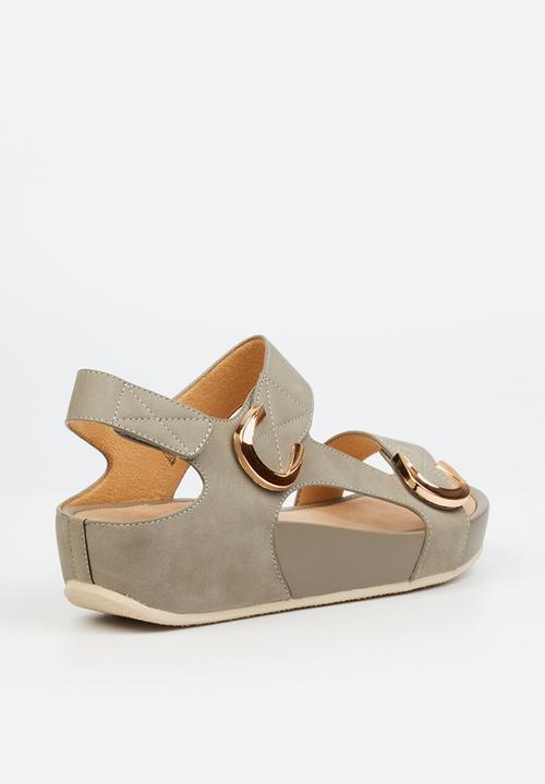 Butterfly Feet - Delia 11 slingback - grey