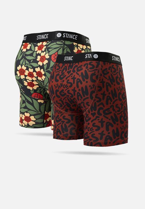 Stance Socks - Brand love boxer brief 2 pack polyblend - multi