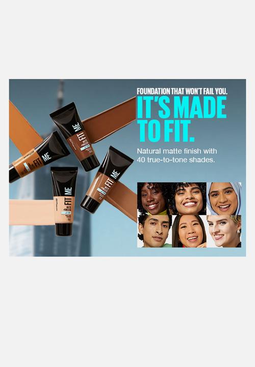 Maybelline - FIT ME!® Matte + Poreless Foundation - 362 Deep Golden