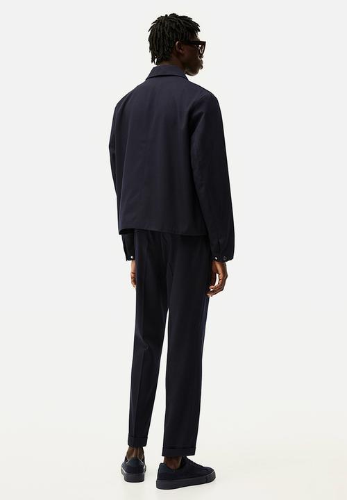 H&M - Slim fit tailored joggers - navy