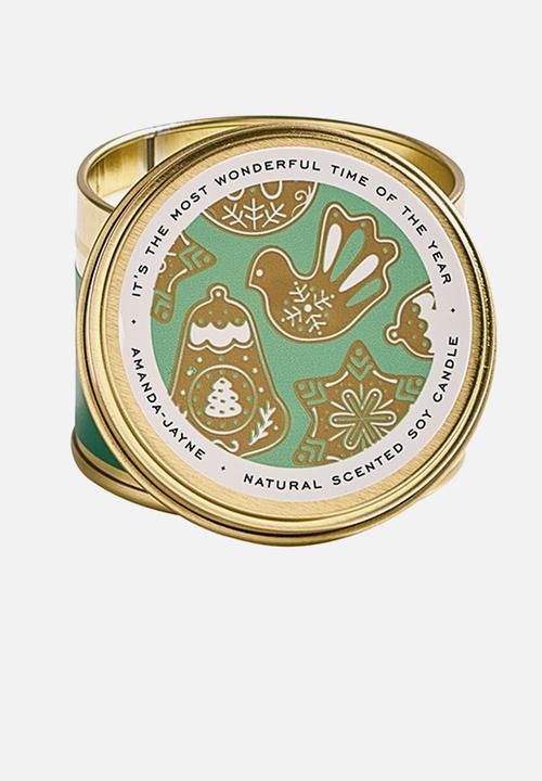 Amanda Jayne - Festive Travel Tin Candle Ginger Cake