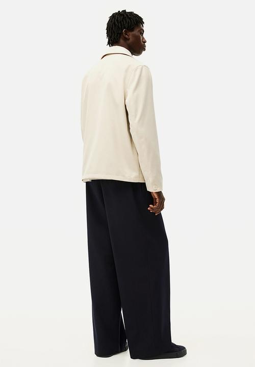 H&M - Loose fit twill joggers - navy