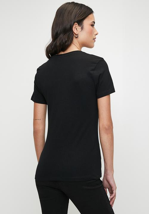 POLO - Wmn Addison Beaded Short Slevee T-Shirt - Black