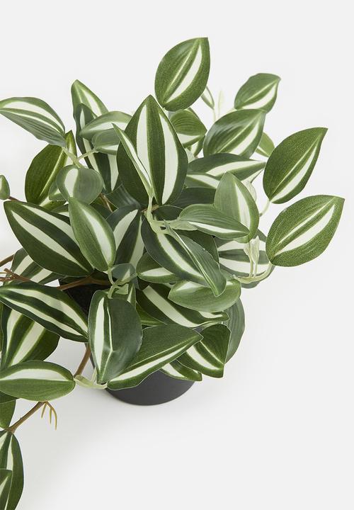 H&S - Artificial Hanging Plant Green - green
