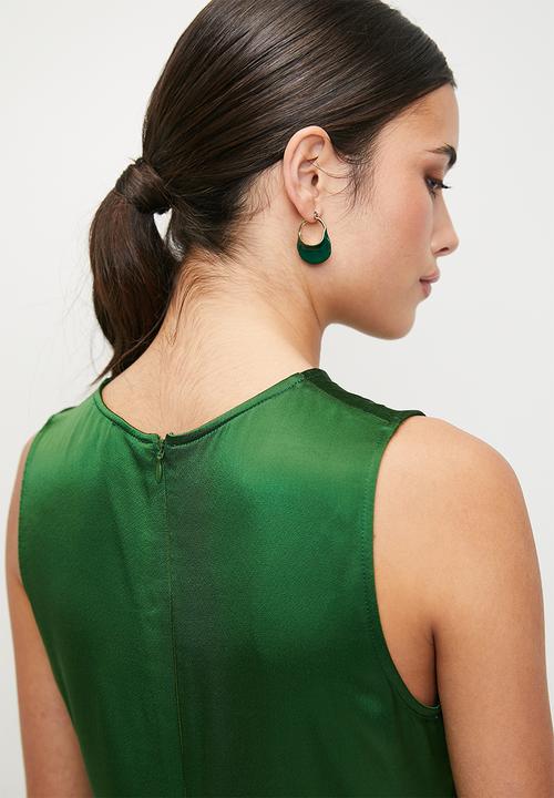 edit - Mini shift dress - green 