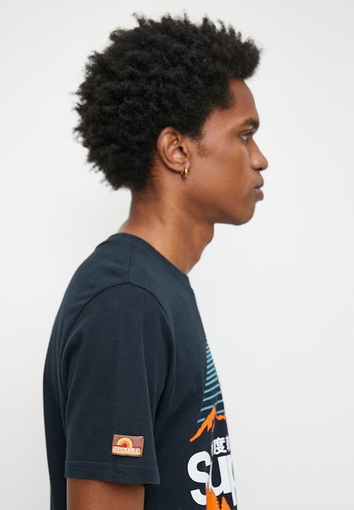 Superdry. - Great Outdoors Graphic T-Shirt - Eclipse Navy 
