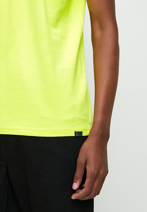 Superdry. - Neon Vintage Logo T-Shirt - Neon Yellow