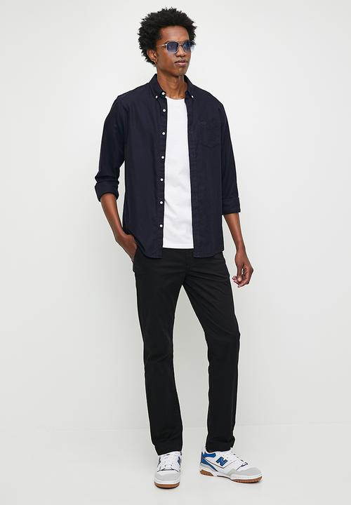 Superdry. - Slim Tapered Stretch Chino - Black