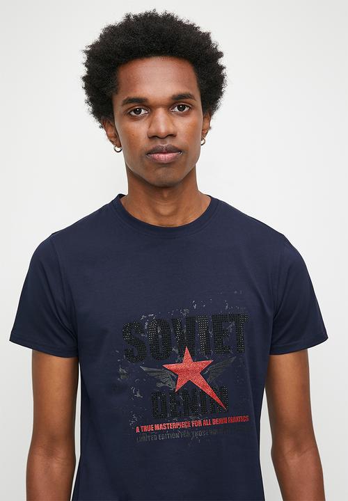 SOVIET - Roar Tee - Navy