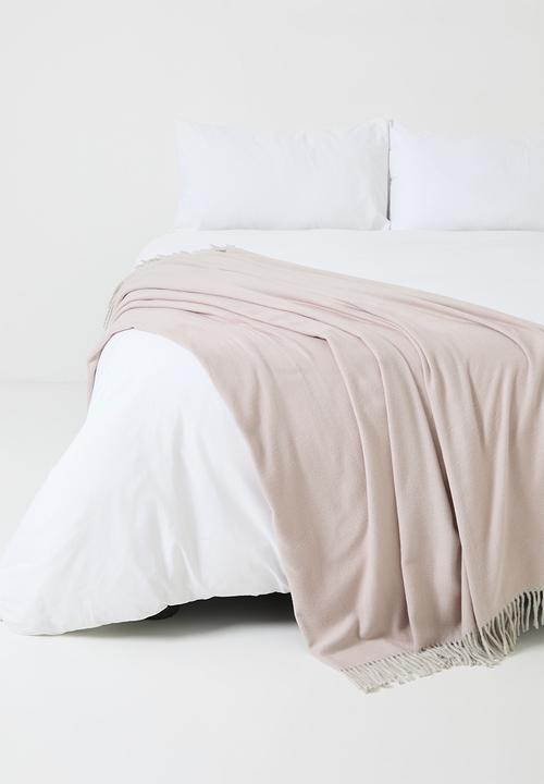 Sixth Floor - Neutral & Pink Throw