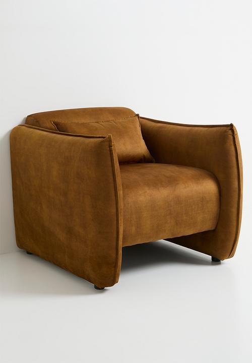 Sixth Floor - Maggie occasional chair-vintage mustard
