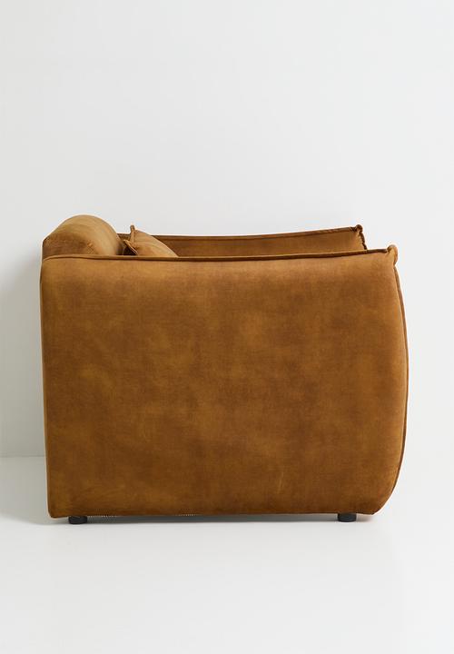 Sixth Floor - Maggie occasional chair-vintage mustard