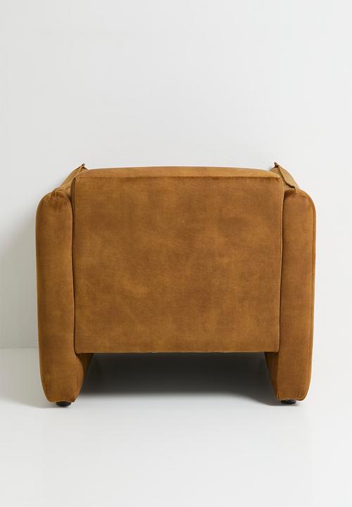Sixth Floor - Maggie occasional chair-vintage mustard