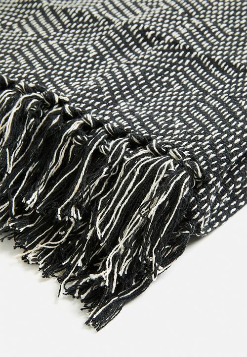 H&S - Diamond Throw - Black