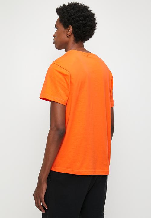 Reebok - Reebok identity small logo tee - pump orange