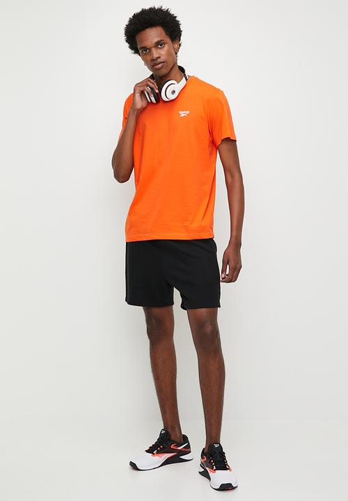 Reebok - Reebok identity small logo tee - pump orange