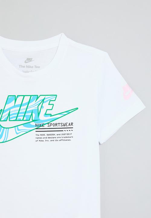 Nike - Nkb futura micro text tee - white
