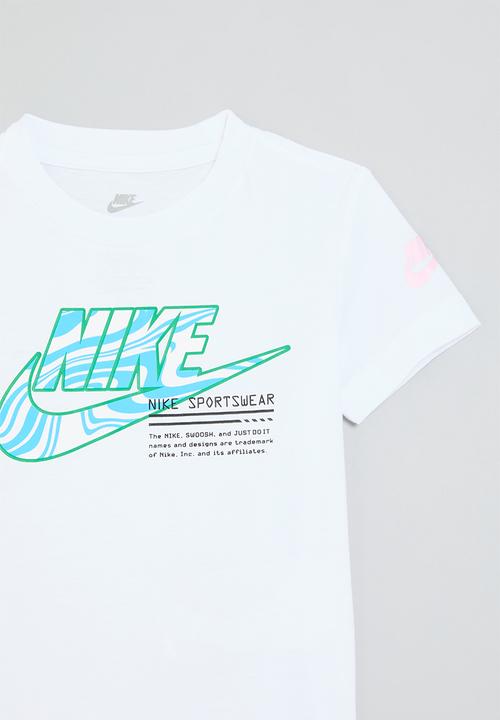 Nike - Nkb futura micro text tee - white