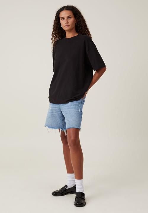 Cotton On - The Boxy Oversized Tee - Black