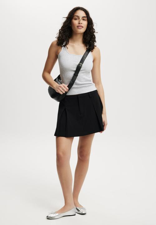 Cotton On - Byron Scoop Tank - Grey Marle