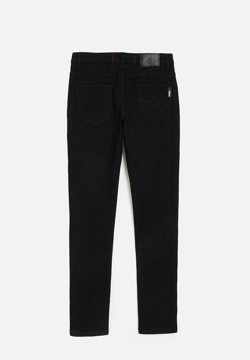 SOVIET - Boys skinny denim  - black2