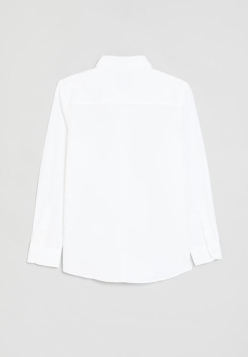 POLO - Boys nicholas long sleeve shirt - white