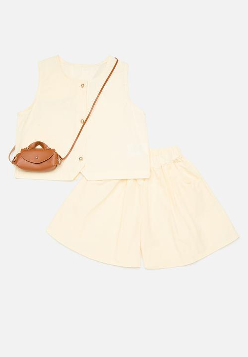 Pop Candy - Top & skirt - ecru
