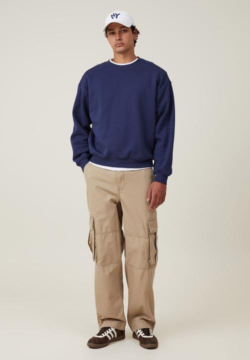 Cotton On - Baggy Cargo Pant- Light Camel Ripstop