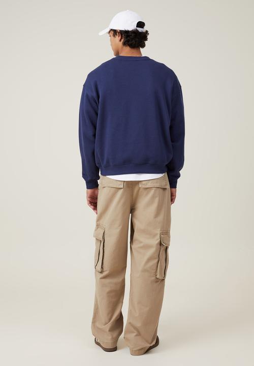 Cotton On - Baggy Cargo Pant- Light Camel Ripstop