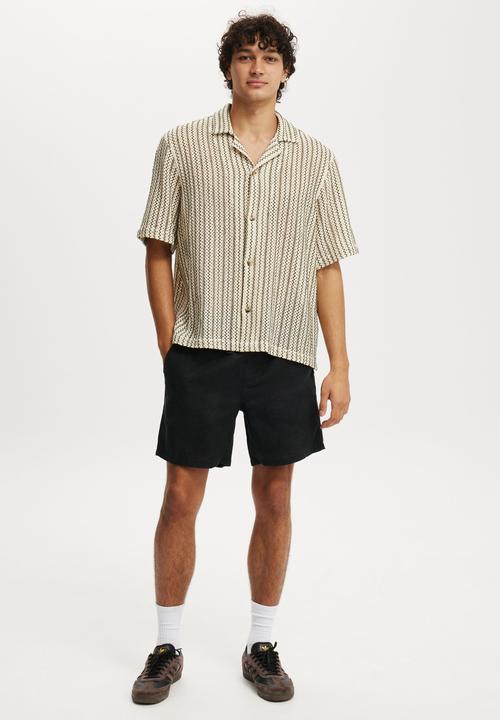 Cotton On - Linen Easy Short- Black