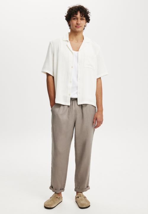 Cotton On - Linen Pant- Dove