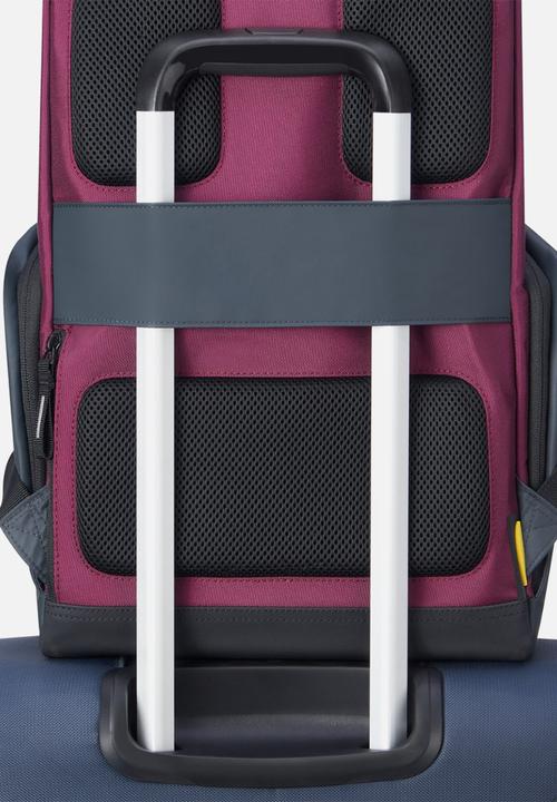 Delsey - DELSEY SECURFLAP 16" BACKPACK - Burgundy