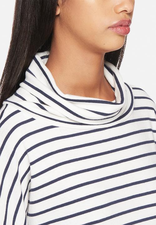 ONLY - Mia Stripe Highneck Top